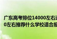 廣東高考排位14000左右選哪間大學(xué)好（廣東高考位次30000左右推薦什么學(xué)校適合報什么大學(xué)）
