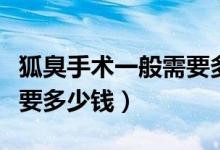狐臭手術一般需要多少錢（做狐臭手術一共需要多少錢）