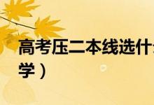 高考?jí)憾揪€選什么學(xué)校（2022二本壓線大學(xué)）