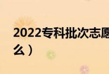2022專科批次志愿怎樣填報(bào)（填報(bào)技巧是什么）