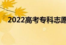 2022高考專科志愿填報(bào)指南（填報(bào)技巧）