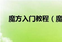 魔方入門(mén)教程（魔方新手入門(mén)教程口訣）