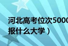 河北高考位次5000左右推薦什么學(xué)校（適合報什么大學(xué)）