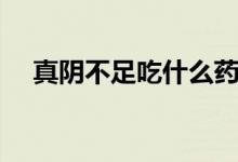 真陰不足吃什么藥（陰液不足吃什么藥）