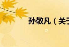 孫敬凡（關(guān)于孫敬凡的介紹）