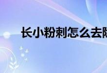 長小粉刺怎么去除（長小粉刺怎么辦）