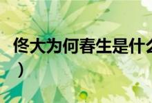 佟大為何春生是什么電視?。ㄙ〈鬄閭€人簡介）