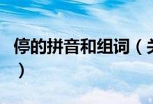 停的拼音和組詞(關于停的拼音和組詞的介紹)