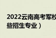 2022云南高考軍校補(bǔ)填志愿招生計(jì)劃（有哪些招生專(zhuān)業(yè)）