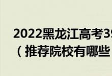 2022黑龍江高考390-400分適合上什么?？疲ㄍ扑]院校有哪些）