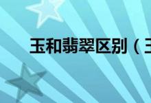 玉和翡翠區(qū)別（玉和翡翠有什么不同）