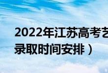 2022年江蘇高考藝術(shù)類?？剖裁磿r(shí)候錄?。ㄤ浫r(shí)間安排）
