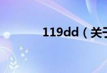 119dd（關于119dd的介紹）