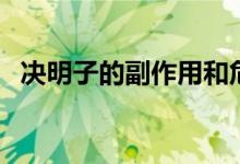 決明子的副作用和危害（決明子的副作用）