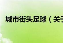 城市街頭足球(關(guān)于城市街頭足球的介紹)