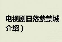 電視劇日落紫禁城（關(guān)于電視劇日落紫禁城的介紹）