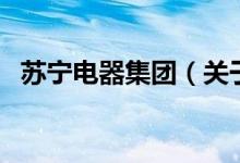 蘇寧電器集團(tuán)（關(guān)于蘇寧電器集團(tuán)的介紹）