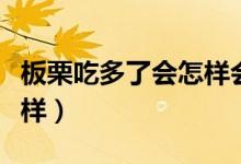 板栗吃多了會怎樣會上火嗎（板栗吃多了會怎樣）