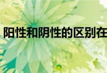 陽(yáng)性和陰性的區(qū)別在哪(陽(yáng)性和陰性的區(qū)別)