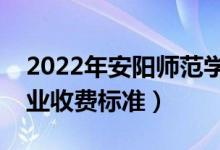 2022年安陽師范學院學費多少錢（一年各專業(yè)收費標準）