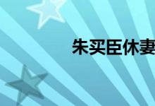 朱買(mǎi)臣休妻全集（朱買(mǎi)臣）