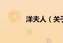 洋夫人（關于洋夫人的介紹）