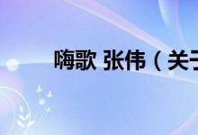 嗨歌 張偉（關(guān)于嗨歌 張偉的介紹）