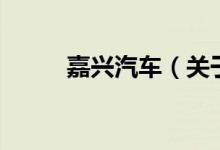 嘉興汽車（關于嘉興汽車的介紹）
