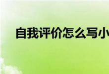 自我評(píng)價(jià)怎么寫(xiě)小學(xué)（自我評(píng)價(jià)怎么寫(xiě)）