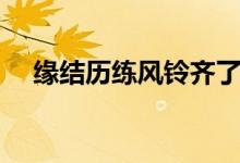 緣結(jié)歷練風(fēng)鈴齊了還用刷么（緣結(jié)歷練）