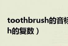 toothbrush的音標和中文意思（toothbrush的復數(shù)）