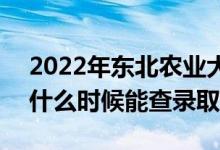 2022年?yáng)|北農(nóng)業(yè)大學(xué)錄取時(shí)間及查詢?nèi)肟冢ㄊ裁磿r(shí)候能查錄?。?class=