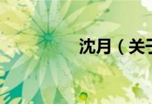 沈月（關于沈月的介紹）