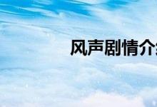 風(fēng)聲劇情介紹（風(fēng)聲 繩刑）