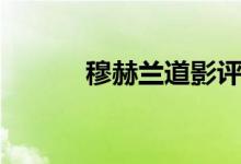 穆赫蘭道影評(píng)（穆赫蘭道劇情）