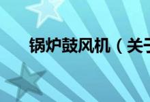 鍋爐鼓風(fēng)機(jī)（關(guān)于鍋爐鼓風(fēng)機(jī)的介紹）