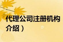 代理公司注冊機(jī)構(gòu)（關(guān)于代理公司注冊機(jī)構(gòu)的介紹）