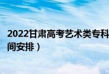 2022甘肅高考藝術(shù)類?？婆浫r間從哪天到哪天（錄取時間安排）