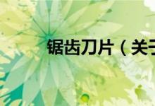 鋸齒刀片(關(guān)于鋸齒刀片的介紹)