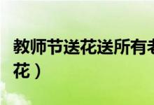 教師節(jié)送花送所有老師嗎（教師節(jié)送花送什么花）