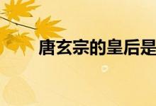 唐玄宗的皇后是誰(shuí)（唐玄宗的皇后）