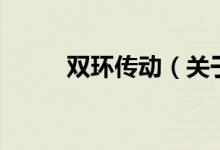 雙環(huán)傳動(dòng)(關(guān)于雙環(huán)傳動(dòng)的介紹)