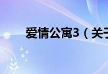 愛(ài)情公寓3（關(guān)于愛(ài)情公寓3的介紹）