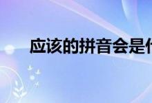 應(yīng)該的拼音會是什么呢（應(yīng)該的拼音）