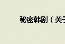 秘密韓?。P(guān)于秘密韓劇的介紹）