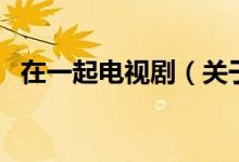 在一起電視?。P(guān)于在一起電視劇的介紹）