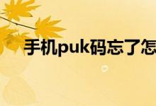 手機(jī)puk碼忘了怎么解鎖(手機(jī)puk碼)