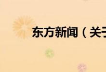 東方新聞（關于東方新聞的介紹）