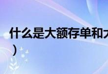 什么是大額存單和大額存款（什么是大脖子?。?class=