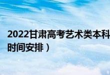 2022甘肅高考藝術(shù)類本科一批錄取時(shí)間從哪天到哪天（錄取時(shí)間安排）